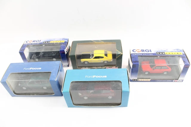 12 Ford Diecast Corgi Vanguards FiestaMK1 Supersport Focus Sierra Cosworth Capri