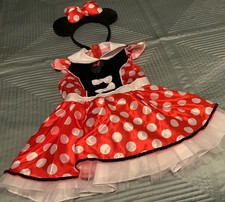Disney Jr Minnie Mouse Toddler Costume 2T With Ears