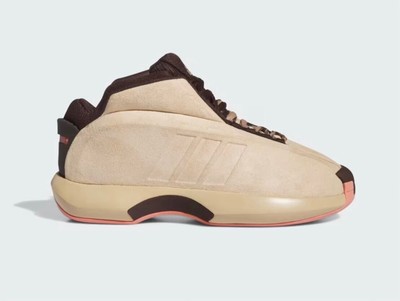 Size 11.5- Adidas Men s Crazy 1 Basketball Sneakers Shoes, Magic Beige.