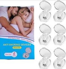 Silicone magnetic snore-proof nose clip