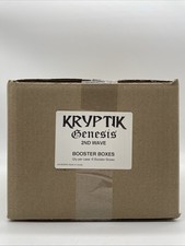 Kryptik Genesis Wave 2 Booster Box Case (6 boxes)! Sealed Case!