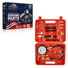 0-140psi Fuel Pressure Gauge Kit Fuel Injection Pump Pressure Tester Gauge Tool