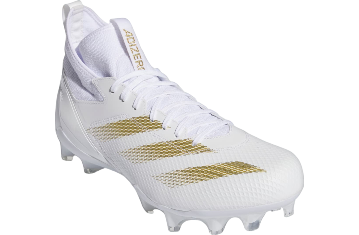 adidas サッカーシューズ ホワイト/ゴールド Adidas Adizero White Gold Metallic Football Cleats GX5122 Men Size