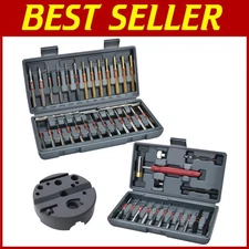 Steel and Brass Mechanical Repair Tool Set - 40PCS Punch Kit