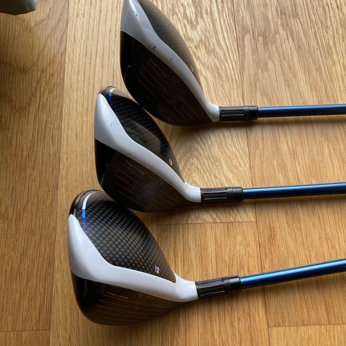 TaylorMade SIM2MAX FairwayWood 3W 5W 7W RH tm50 graphite Flex Stiff HC Used - Picture 3 of 11