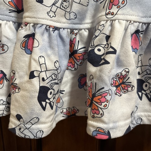 Bluey Skirt With Bluey & Butterflies White Alyssum Girl's Size XS (4/5) NWT - Picture 3 of 5