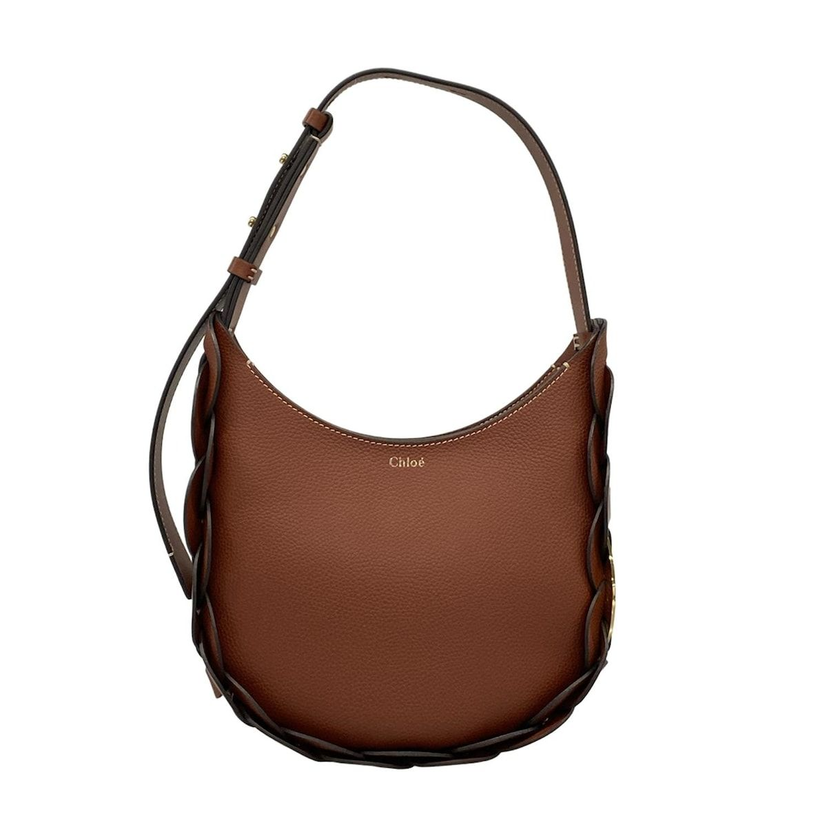 Chloe Darryl Small Bag CHC20US342C6127S Brown Leather Shoulder Bag 