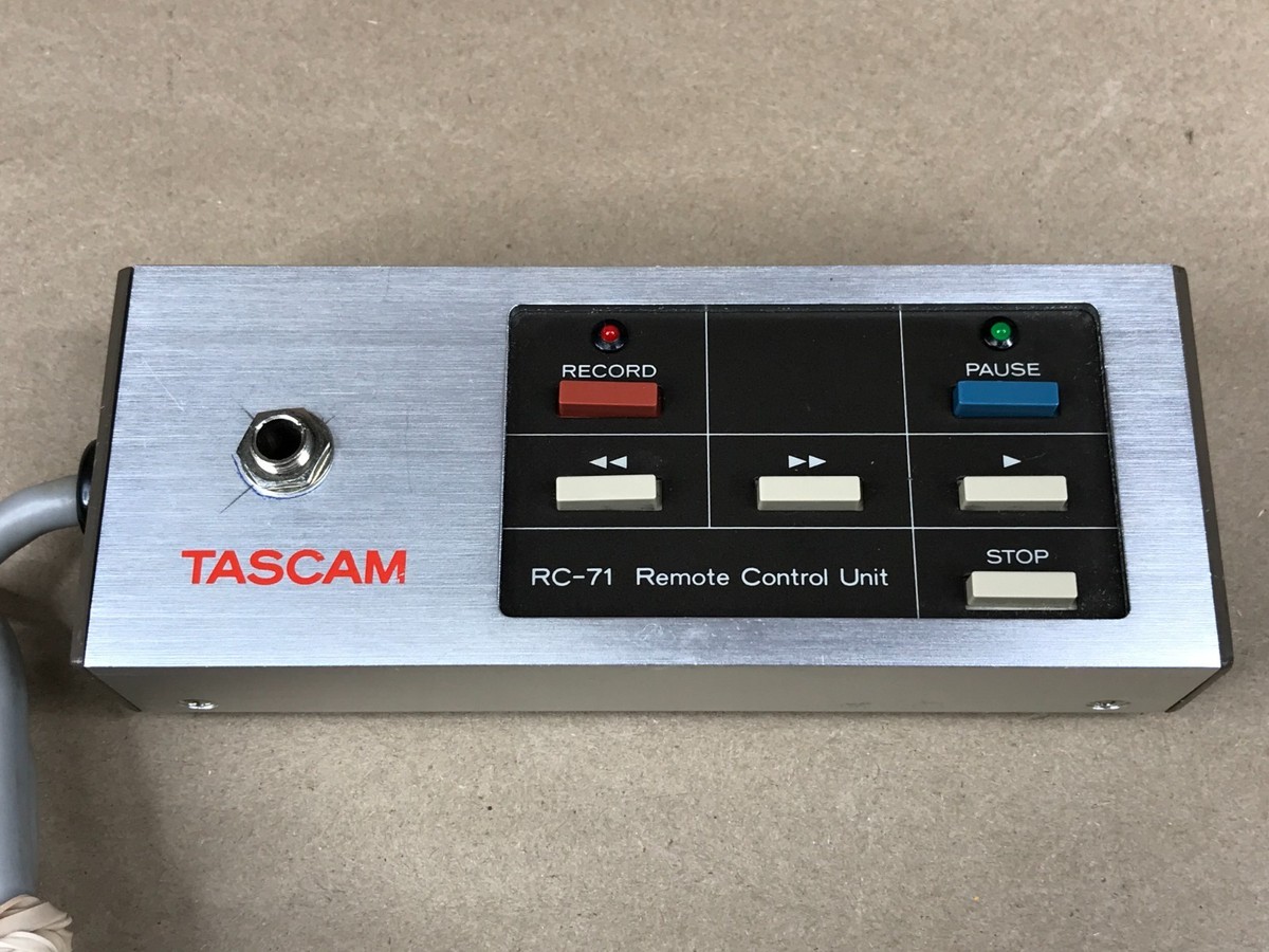 Tascam RC-71 Remote Control Unit AS IS UNTESTED | eBay