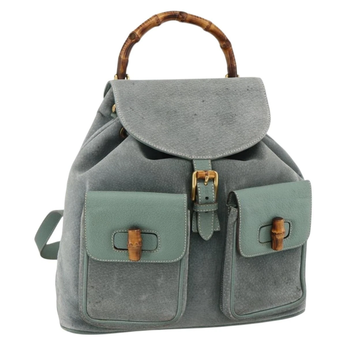 Gucci Bamboo Suede Exterior Backpack Bags & Handbags for Women for