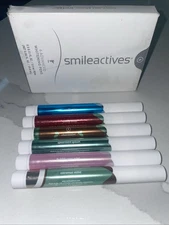 Box Set of 6 ~ Smileactives Advanced Whitening Pen ~ 0.11oz ea. ~ 6 Flavors New!
