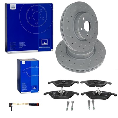 ATE BREMSSCHEIBEN 322mm + BELÄGE VORNE passend für MERCEDES W212 A207 C207