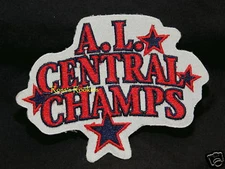 CLEVELAND INDIANS A.L. CENTRAL CHAMPS AUTHENTIC MLB PATCH