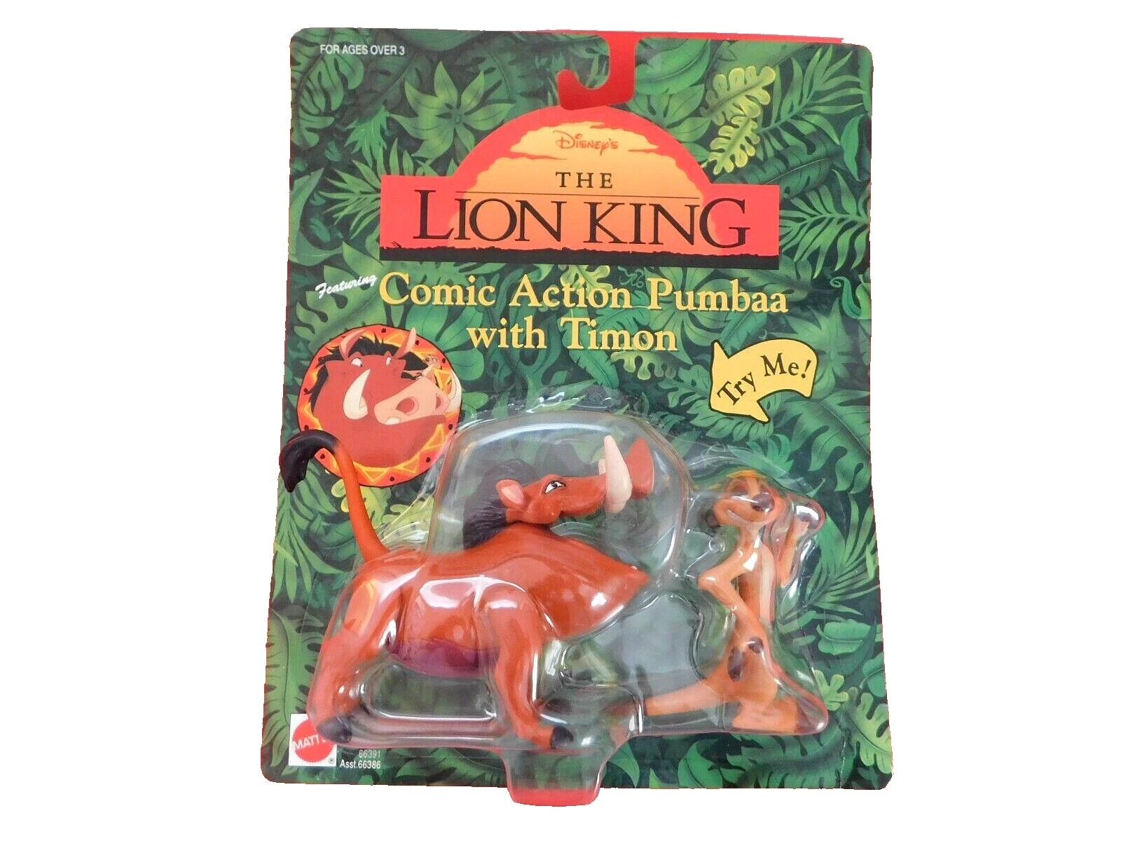 Figuras de acción de acción Pumbaa