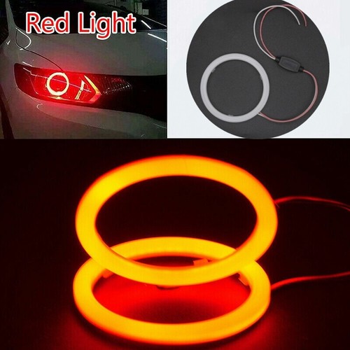 60mm/70mm/80mm/90mm/100mm/110mm Car COB LED Angel Eyes Halo Ring Fog Light Lamps - Picture 14 of 14