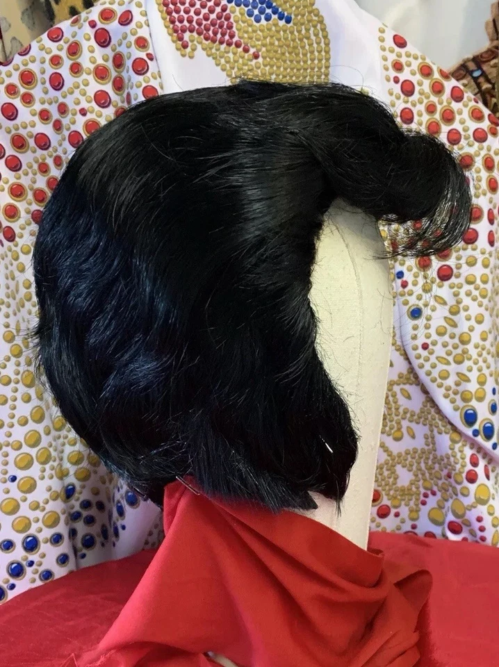 ELVIS WIG & SIDEBURNS - 70’s “Moody Blue” ETA WIG - Image 4 of 4