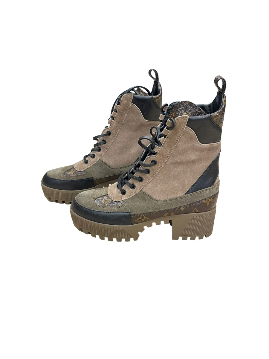 Bottes Louis Vuitton Femme LV Monogramme Taille 3