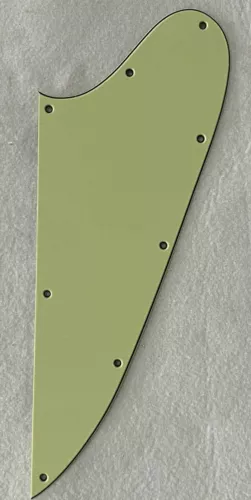 For Gibson Firebird Blank Guitar pickguard Scratch Plate,3 Ply Vintage Green