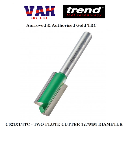 Broca cortadora recta de flauta Trend 1/4 y 1/2 vástago CraftPro TCT 2 GAMA COMPLETA - Imagen 71 de 139