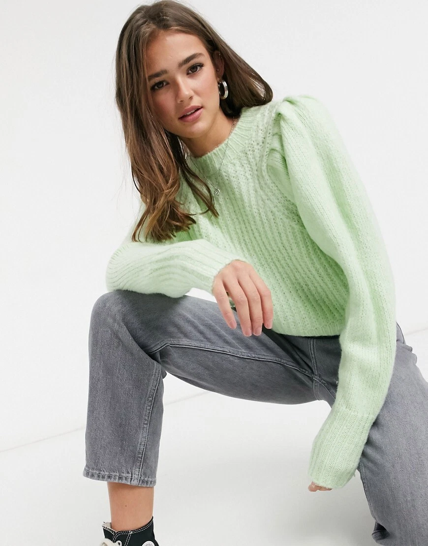 Topshop green best sale jumper