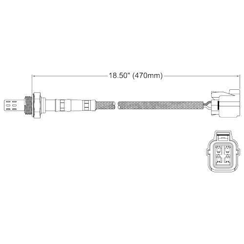 2 x Oxygen Sensor O2 For Range Rover Classic precat V8 4.0 4.6 99-02 2 x Oxygen Sensor O2 For Range Rover Classic precat V8 4.0 4.6 99-02