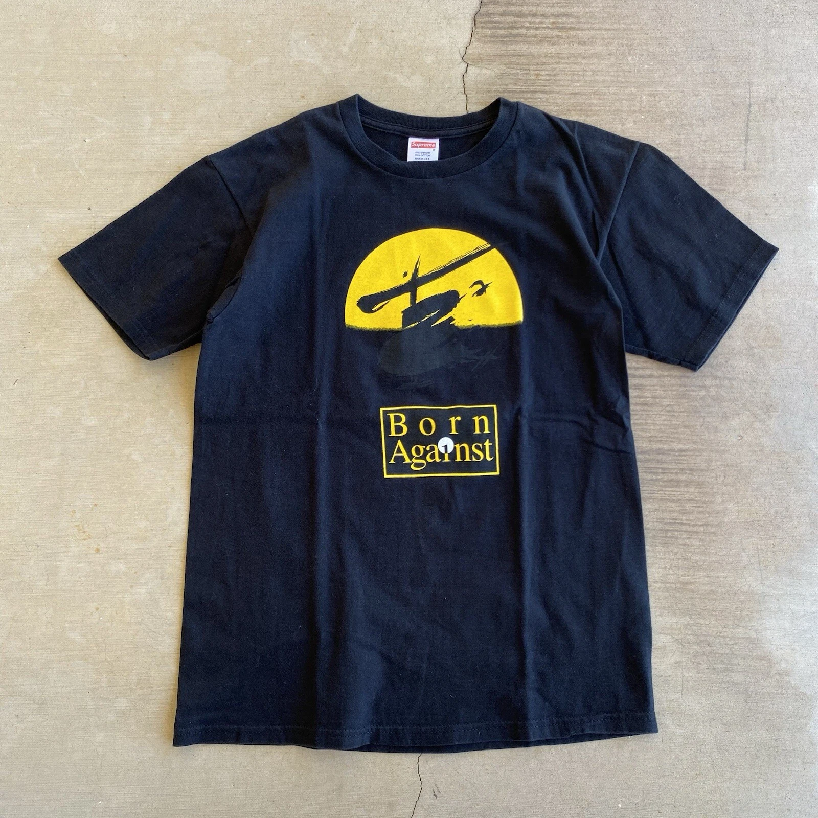 T shirt noir Supreme Born Against 2011