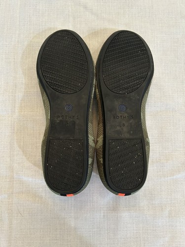 Zapatos planos Rothy's 'The Mocasín' en verde oliva camuflaje para mujer talla 8 punta redonda - Imagen 3 de 4