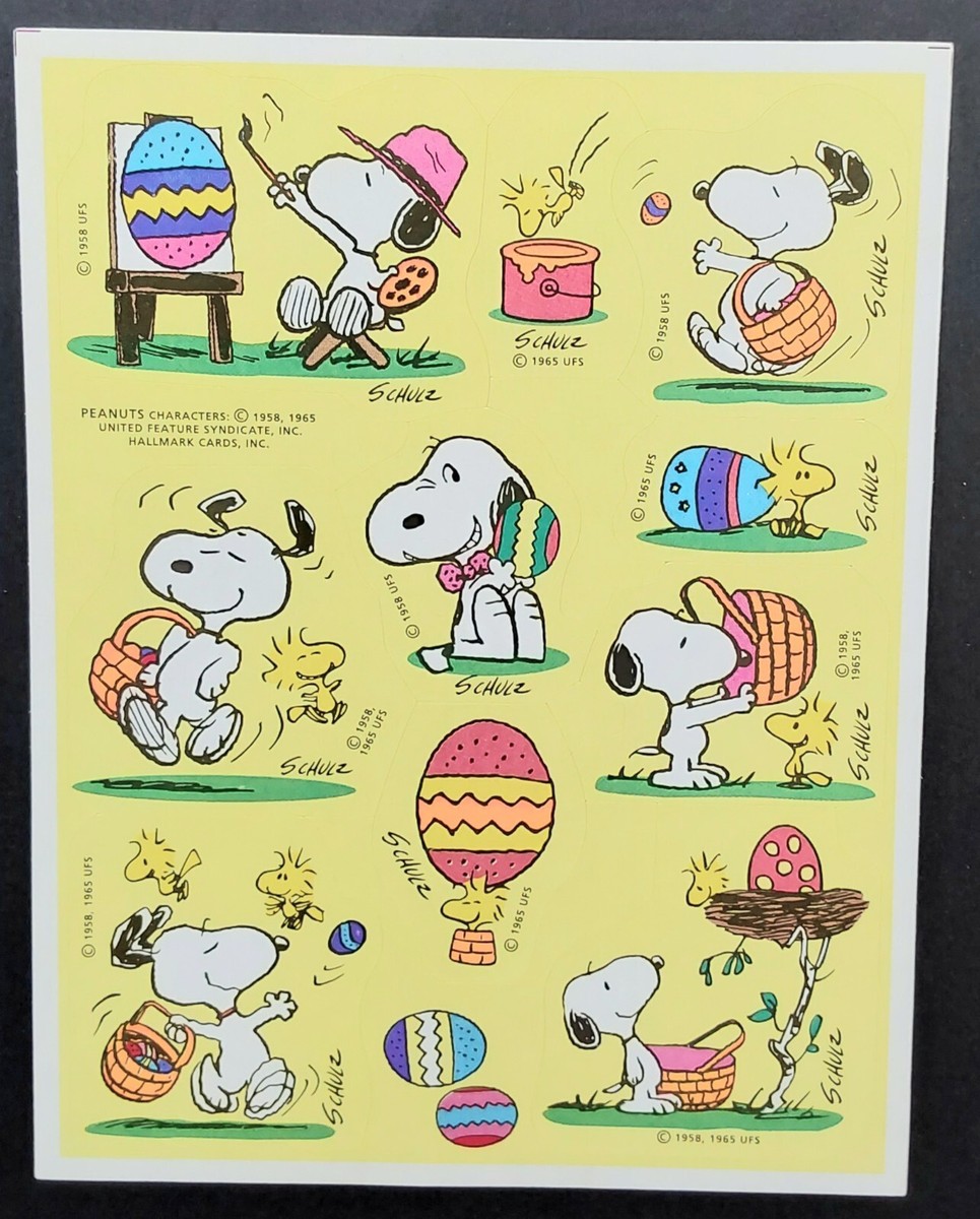 SNOOPY ポスター 1958年　イースターエッグ SNOOPY ポスター 1958年イースターエッグ