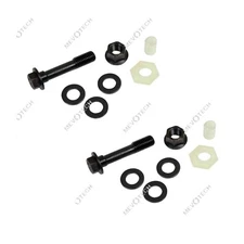 Pair Set of 2 Front Alignment Cam 14mm Bolt Kits Mevotech For Nissan Stanza 4WD