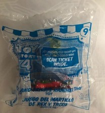 2019 McDonalds TOY STORY 4 Happy Meal Toy REX AND TRIXIE'S HAMMER TIME 9