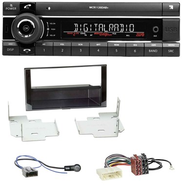 Kienzle Bluetooth MP3 USB DAB Car Stereo for Nissan Micra (2013-2017) Piano