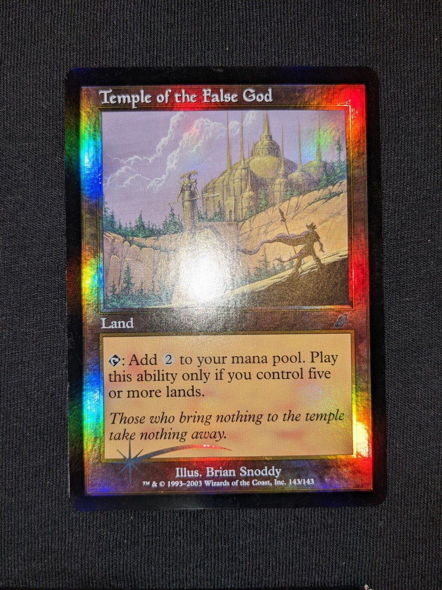 Temple of the False God *FOIL* || MTG || Scourge || NM