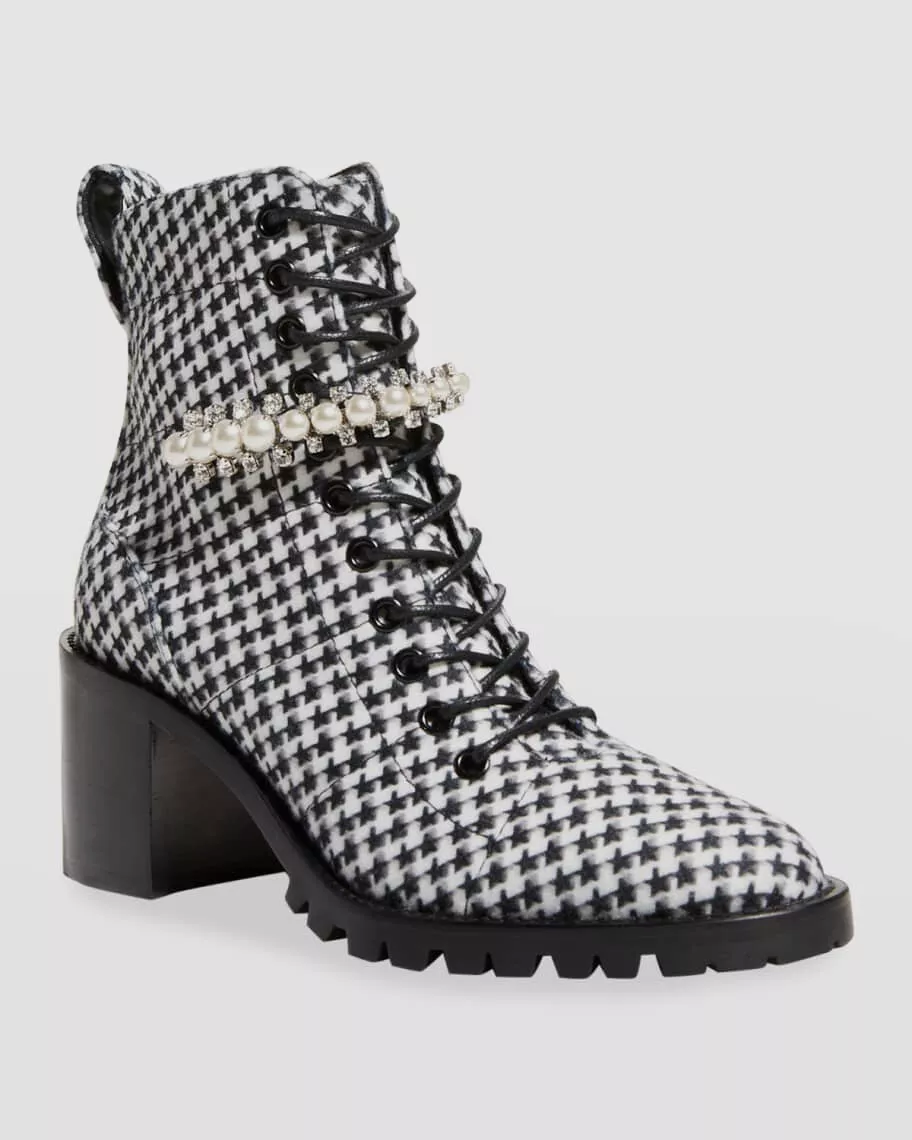 Jimmy choo pearl hot sale boots