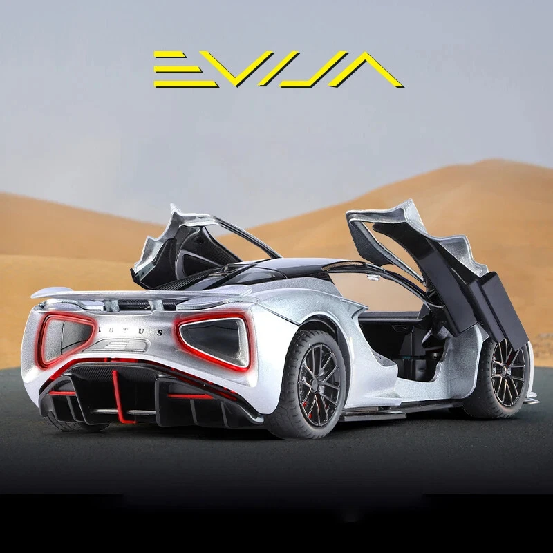 1:24 Lotus Evija Supercar Alloy Model Car Toy Diecast Sound Car Toy Vehicle - Image 3 of 4