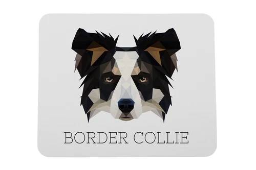 Border Collie geometrische onderlegger Art-Dog
