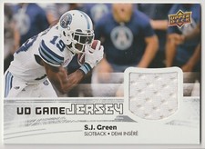 2018 Upper Deck CFL Game Jersey S.J. Green Toronto Argonauts South Florida