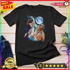 3 Moon Prairie Dog Art Rodent Squirrel Puppy Lovers Novelty T-Shirt Sweatshirt
