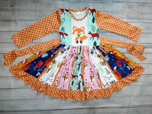 baby shark twirl dress