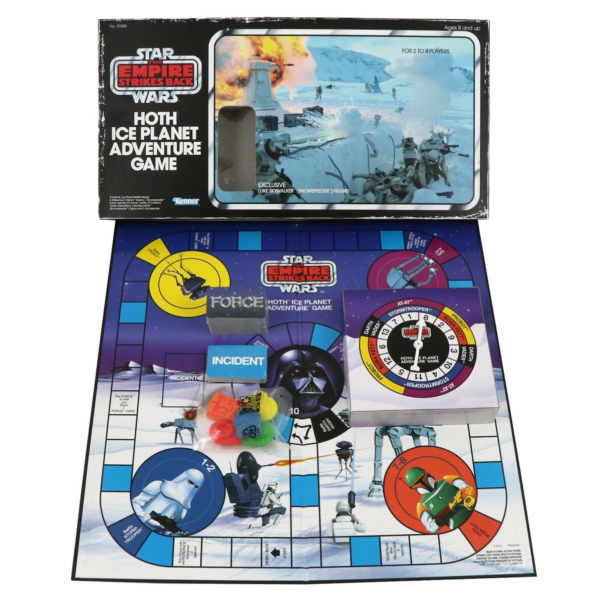 Star Wars HOTH ICE PLANET ADVENTURE BOARD GAME Empire Strikes Back NO FIGURE