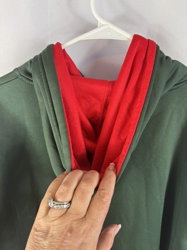 NHL Polyester Minnesota Wilds Green Hoodie Sweatshirt Sz XL - Picture 5 of 5