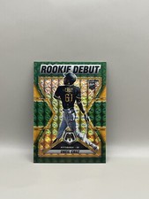 2022 Panini Mosaic Oneil Cruz Green Prizm Parallel RC Rookie Debut #RD-5