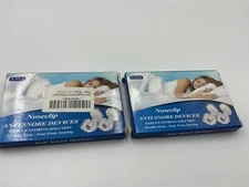 2 x  Noseclip Anti-Snore Devices (6 Pieces each box )New In Box