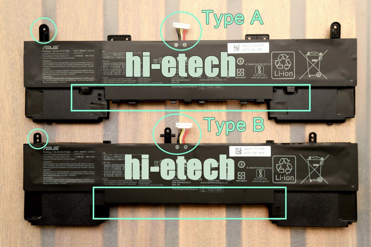 New Genuine C42N1839 Battery For ASUS ZenBook 15 UX534F