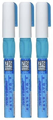 EK Tools Zig Memory System 2 Way Glue Pen Set for Scrapbooking Card Making 3pk
