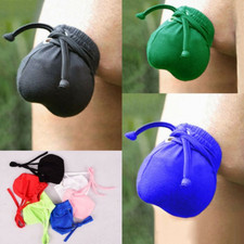 Men JJ Pouch Panty Tie Up Penis Warmer Pouch Underwear Him Pants Belt Restraints