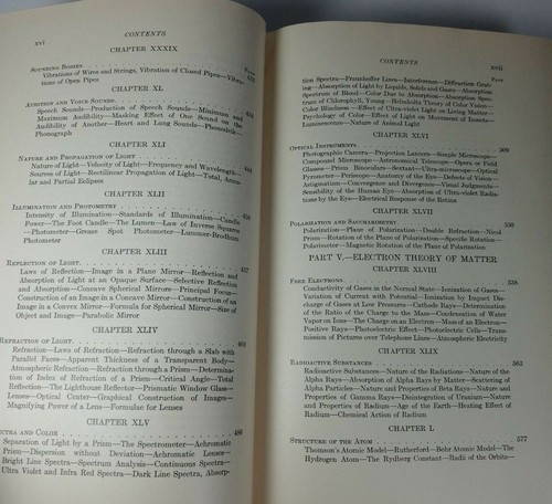 1927 Elements of Physics Alpheus Smith PhD Hardcover Textbook 20's - Picture 9 of 11