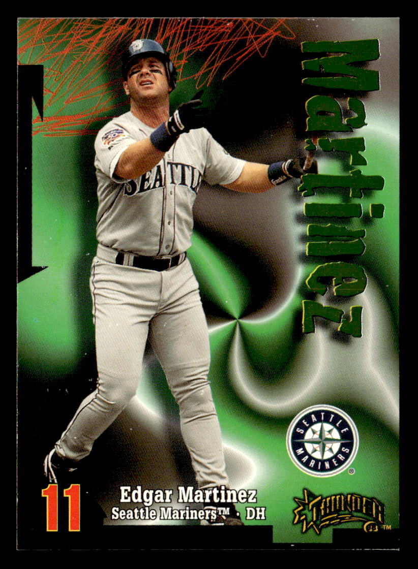 Edgar Martinez 1998 Circa Thunder  Card #233 Seattle Mariners