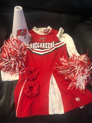 TAMPA Bay BUCCANEERS 6T outfit NFL 6pc cheerleading Cheerleader Dress new |  eBay