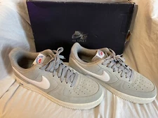 air force 1 lx lite smoke grey /white