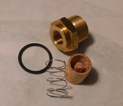 7/8-20 Fuel Inlet Nut Carburetor Brass Seal Spring Sinter Filter