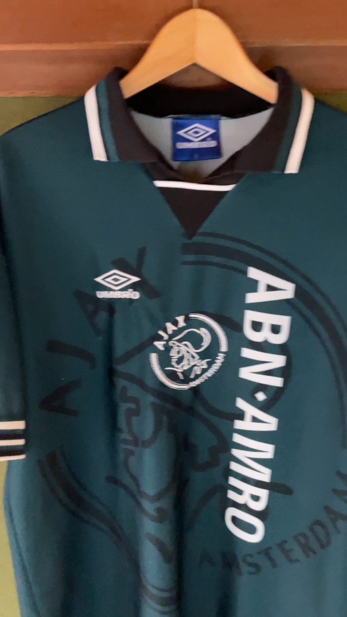 Vintage! Ajax 1995 Away Jersey Shirt Kit - Umbro Official - Size L